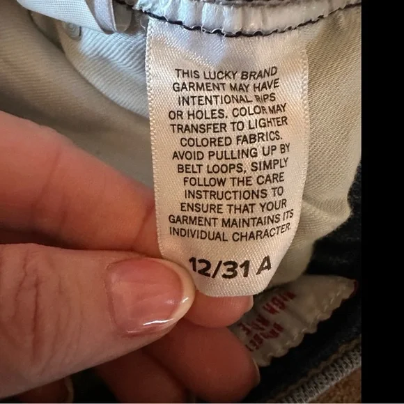 Lucky Brand Women's skinny jeans size 12 - Picture 5 of 5